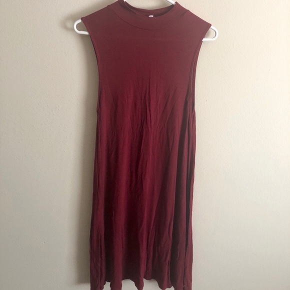 LA Hearts Burgundy Shift Dress - Picture 1 of 4